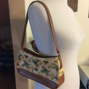 Liz Claiborne Summer Shoulder PineappleCoconut Bag